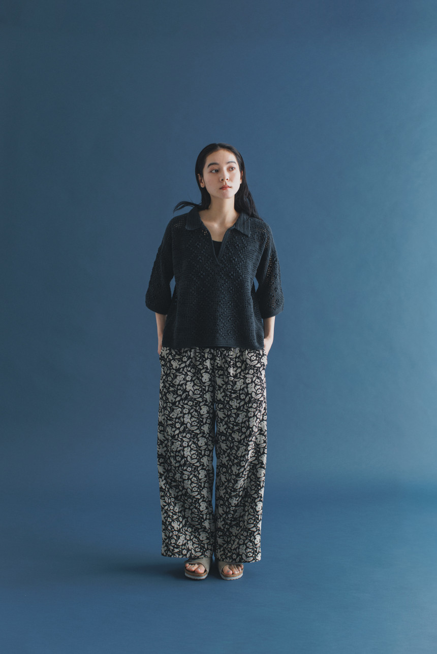 [DARUMA Knit Kit] 보태니컬 플라워 크로셰 폴로 실 키트(한국어패턴)